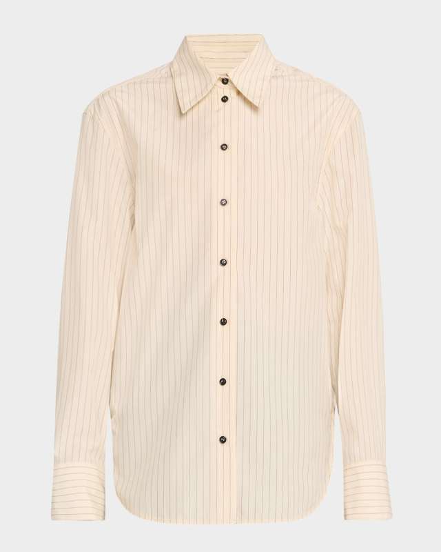 Alim Striped Button-Down Shirt